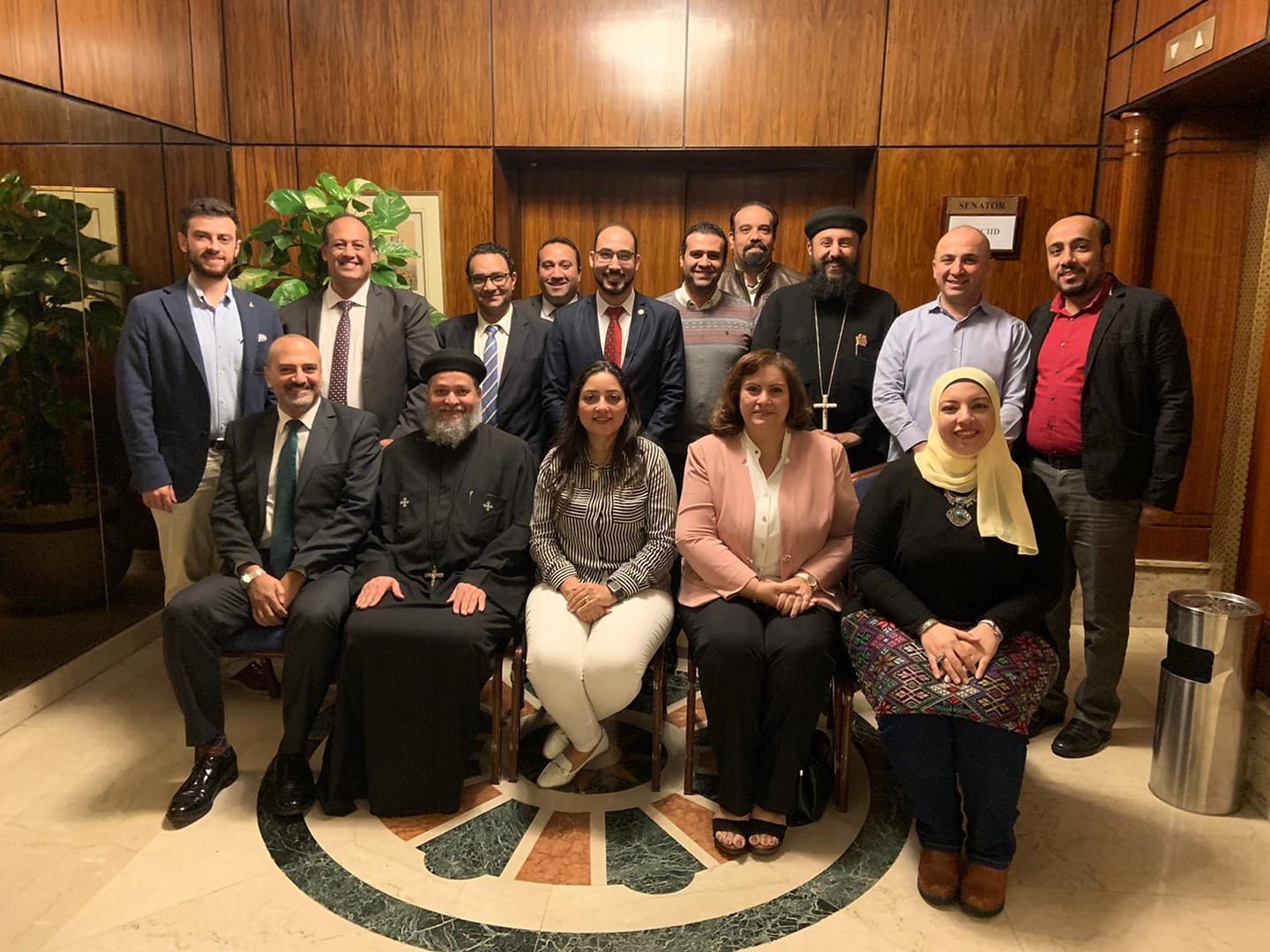 اجتماع زملاء مركز كايسيد الدولي في مصر